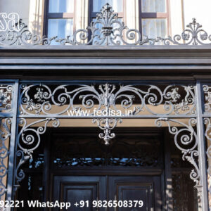 Premium Villa Exterior Iron Front Framework No-0887
