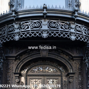 Villa Elevation Iron Design with Artistic Luxury Features No-0890