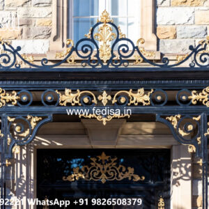 Villa Elevation Iron Design with Attractive Front Beauty No-0893