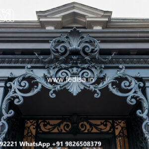 Elegant Villa Front Iron Artistic Inspirations No-0895