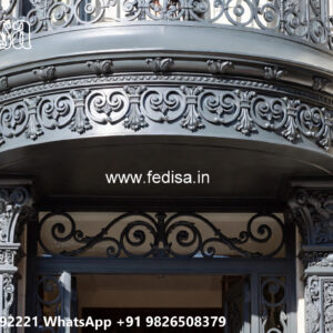 Modern Villa Exterior Iron Decorative Features No-0909