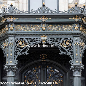 Elegant Modern Villa Iron Exterior Beauty No-0912