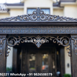 Premium Villa Exterior Iron Geometric Concepts No-0915