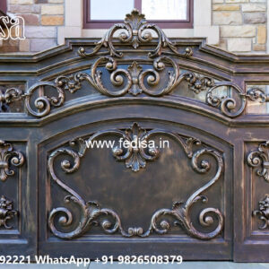 Luxury Villa Front Iron Structural Ideas No-0917