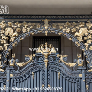 Villa Elevation Iron Design with Stylish Luxury Features No-0925