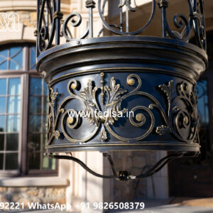 Premium Villa Exterior Iron Artistic Framework No-0952