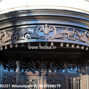 Luxury Villa Front Iron Exterior Framework No-0972