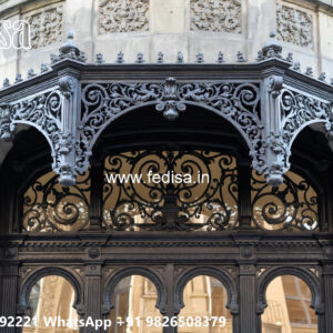 Modern Villa Front Iron Decorative Wall Ideas No-0981