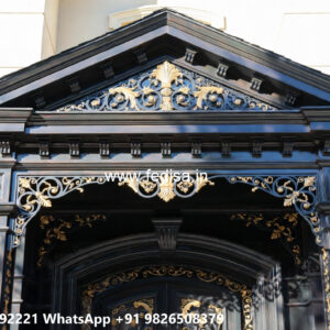 Modern Villa Front Iron Structural Inspirations No-0996