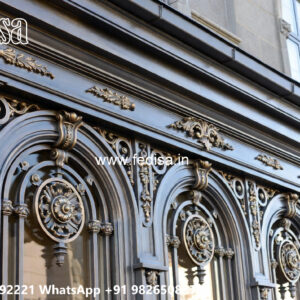 Luxury Iron Elevation Design for Modern Homes No-1018