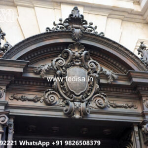 Contemporary Iron Elevation Design for Villas No-1023