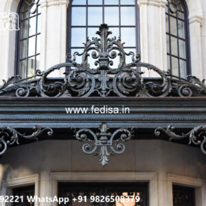 Modern Iron Cladding House Elevation Design No-1037