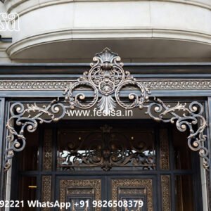 Attractive Iron Exterior Design for House Elevation No-1052