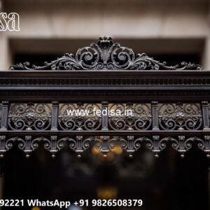 Modern House Elevation Iron Mesh Design No-1056
