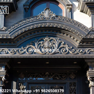 Decorative Iron Sheet House Elevation Design No-1059