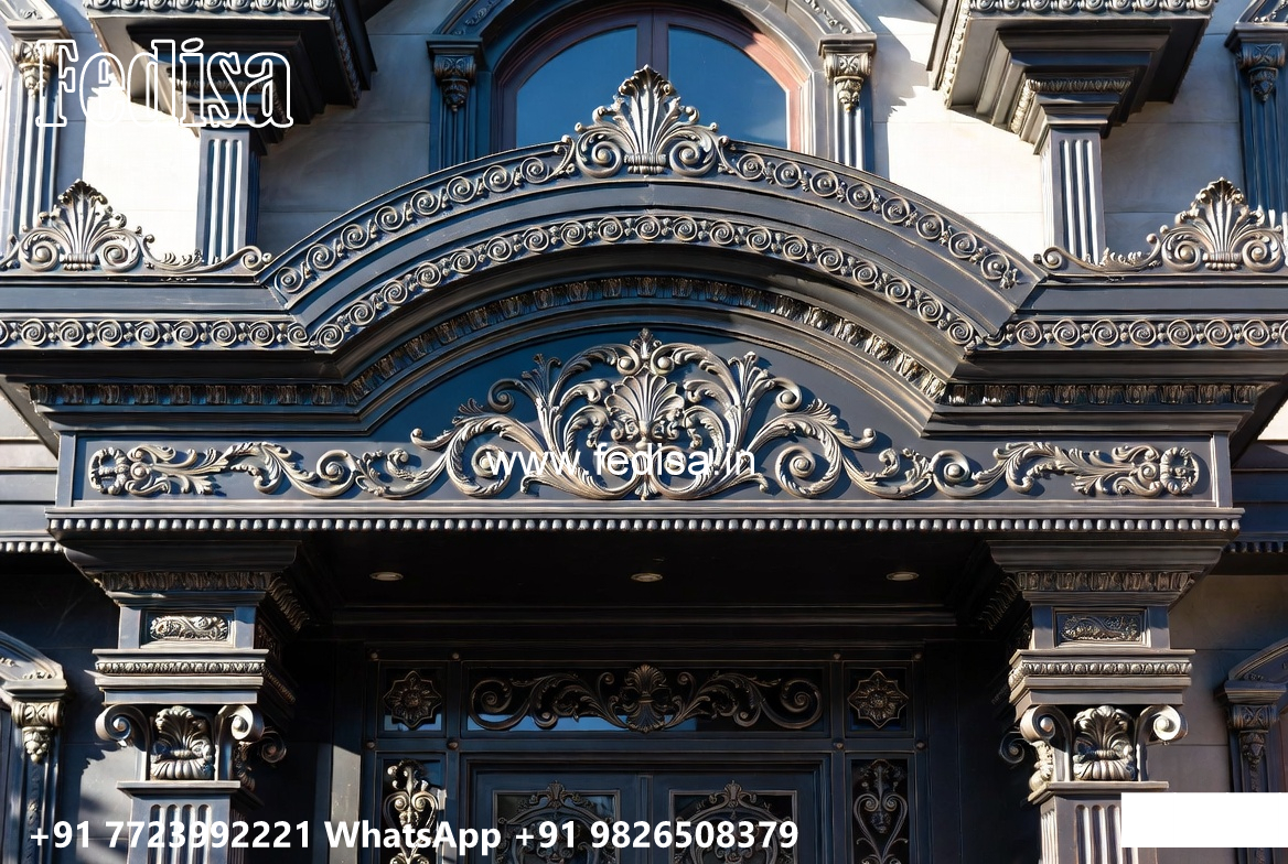 Decorative Iron Sheet House Elevation Design No-1059