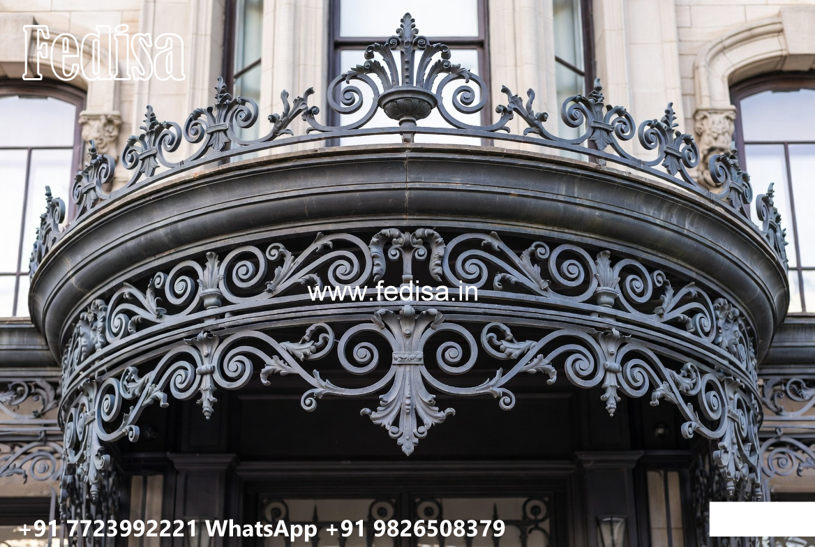 Luxury Exterior House Elevation Iron Design No-1061