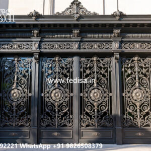 House Elevation Iron Design with Stylish Front Look No-1062