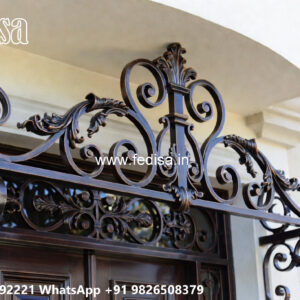 Attractive House Elevation Iron Work Patterns No-1063