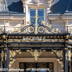 Elegant Modern Iron House Elevation Design No-1064