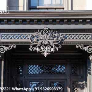 Decorative House Elevation Iron Cladding Design No-1069