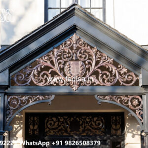 Stylish Iron Decorative House Front Elevation No-1085