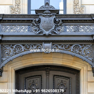Stylish Contemporary Iron House Elevation Design No-1093