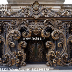 Premium Iron Front House Elevation Design No-1109