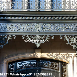 Decorative Exterior Iron Design for House Elevation No-1110