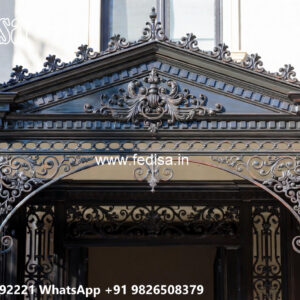 House Elevation Iron Design with Luxury Outdoor Appeal No-1114
