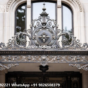 Elegant House Front Iron Panel Design No-1115
