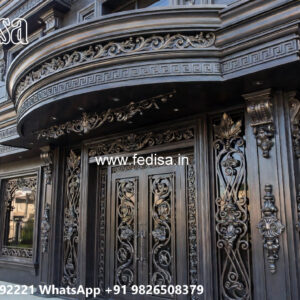 House Elevation Iron Design with Elegant Exterior Panels No-1141