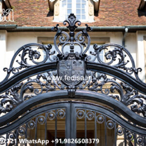 Modern Iron Facade House Elevation Inspirations No-1150