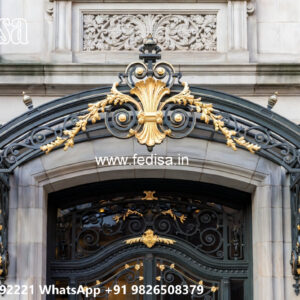 House Elevation Iron Design with Attractive Front Panels No-1151