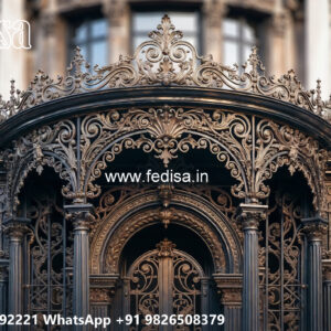 Contemporary Iron Exterior House Front Design No-1156