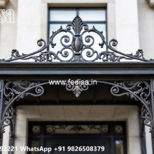 Stylish House Elevation Iron Feature Panels No-1173