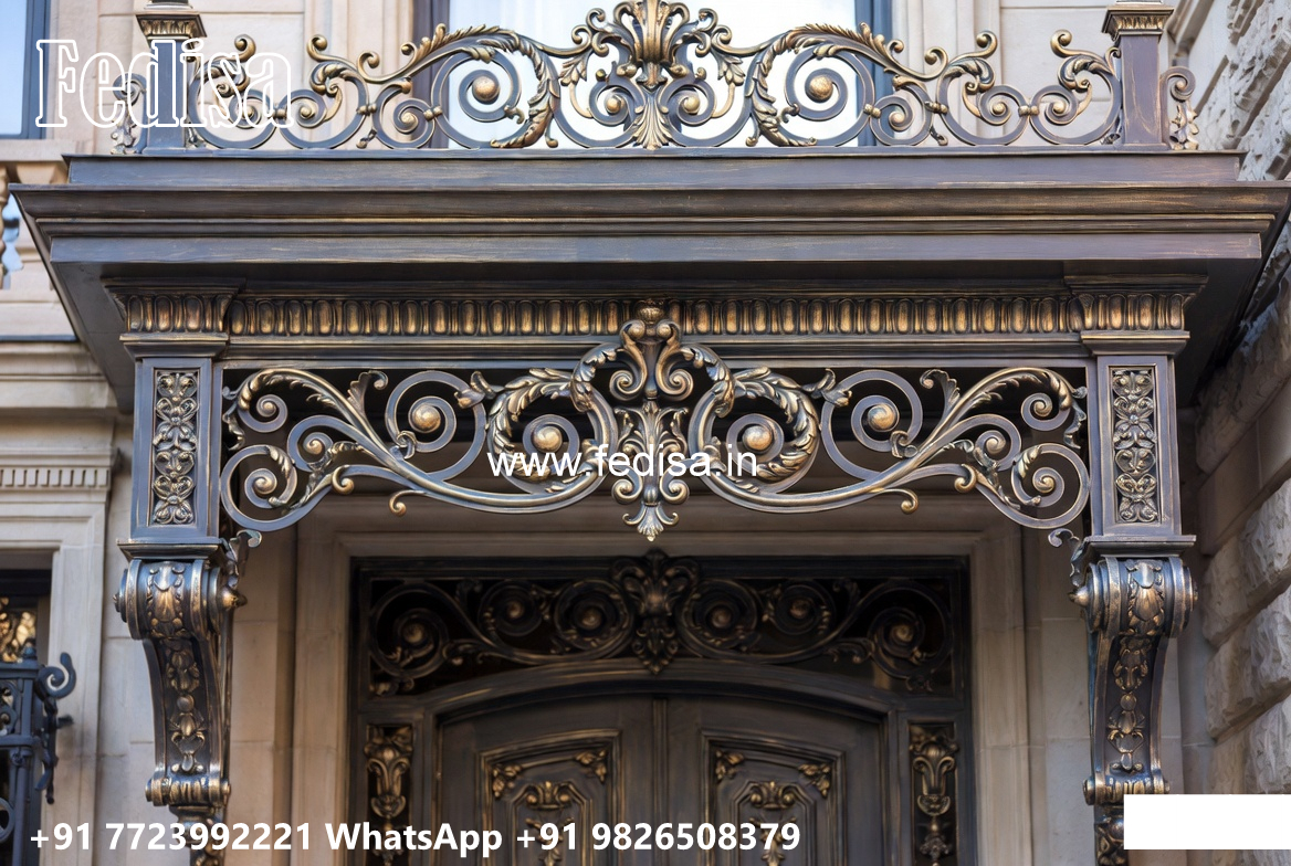 Stylish House Elevation Iron Geometric Concepts No-1180