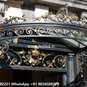 Premium Decorative Iron House Front Design No-1181