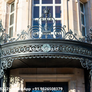 House Elevation Iron Design with Stylish Front Framework No-1191