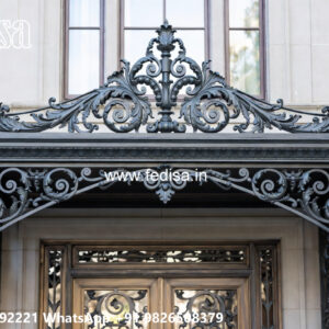 Decorative House Elevation Iron Balcony Concepts No-1192