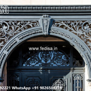 Stylish Iron Exterior Feature Design for Homes No-1195