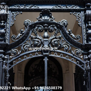 Elegant Luxury House Iron Elevation Concepts No-1198