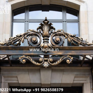 House Elevation Iron Design with Elegant Structural Patterns No-1212