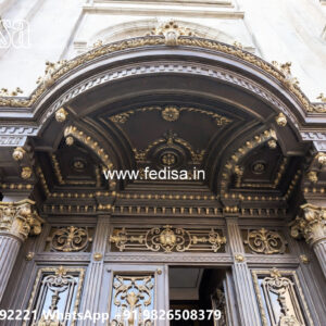 House Elevation Iron Design with Contemporary Metal Appeal No-1227