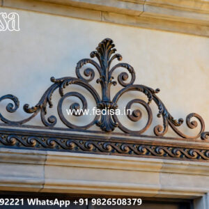 House Elevation Iron Design with Stylish Decorative Grill No-1233