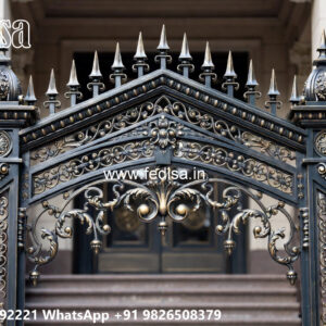 House Elevation Iron Design with Elegant Outdoor Patterns No-1239