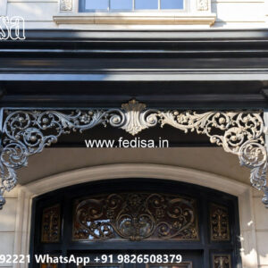 House Elevation Iron Design with Contemporary Front Appeal No-1256