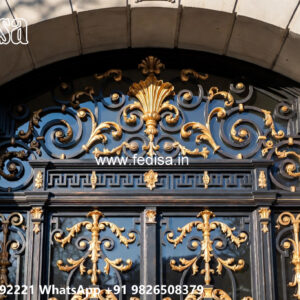 Decorative Iron House Elevation Roof Design No-1293