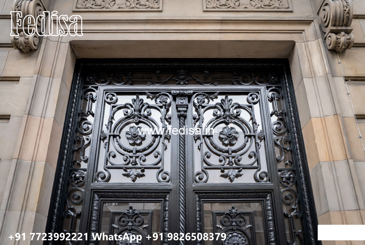 Modern House Elevation Iron Decorative Architecture No-1297