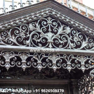 Elegant House Elevation Iron Decorative Grill Inspirations No-1303
